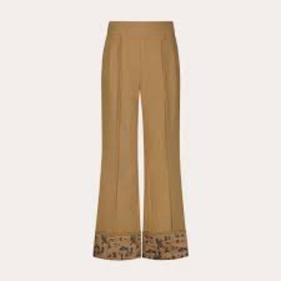 Good Alma Pants - Good Alma Redwood Cotton Twill Trousers - Tan size Med